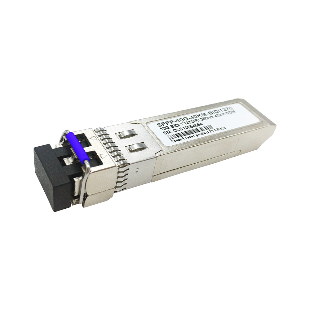 Приёмопередатчик типа SFP 10G + BIDI 1270nm/1330nm 40 км DOM SMF LC волоконно оптический трансивер SFP модуль