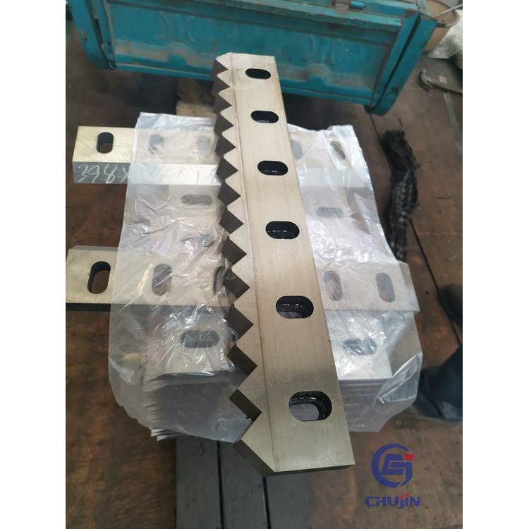 Manufactory Trash Blade China Oem Durable Quality Double Shaft Shredder Blades And Knives