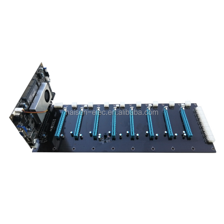 HAISEN 8 GPU BTC ETH mining материнская плата для 1U mining device материнская плата шасси Intel BTC ic847 CPU материнская плата