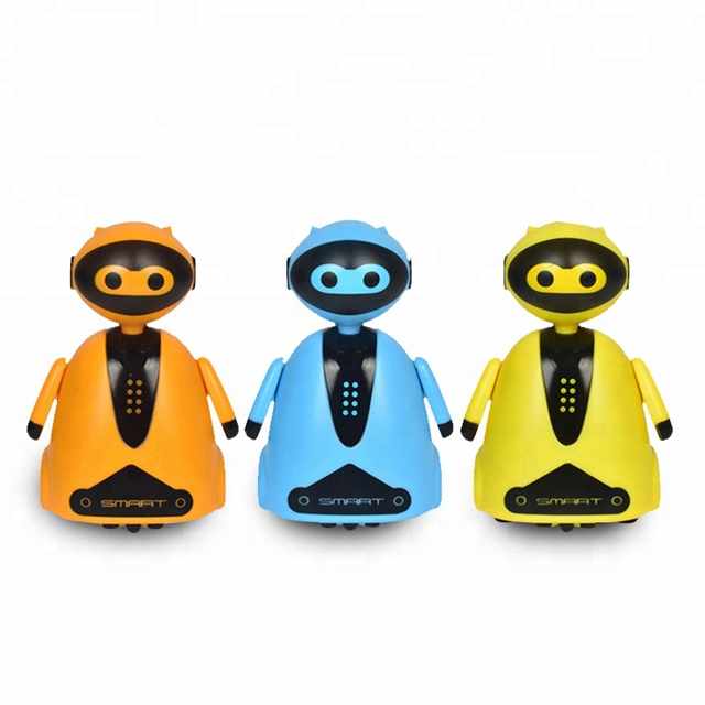 Hot sale plastic electronic educational intelligent rc toy small robot child toy