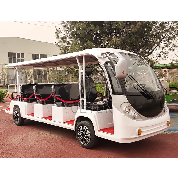 14 Person Electric Shuttle Bus Tourist Car Sightseeing Bus
