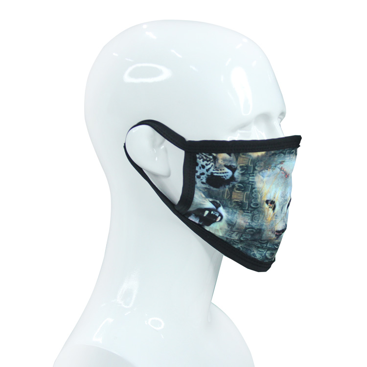 Quality Durables Unisex Adult Washable Reusable Face Masks Printed Face Covering For Outdoor