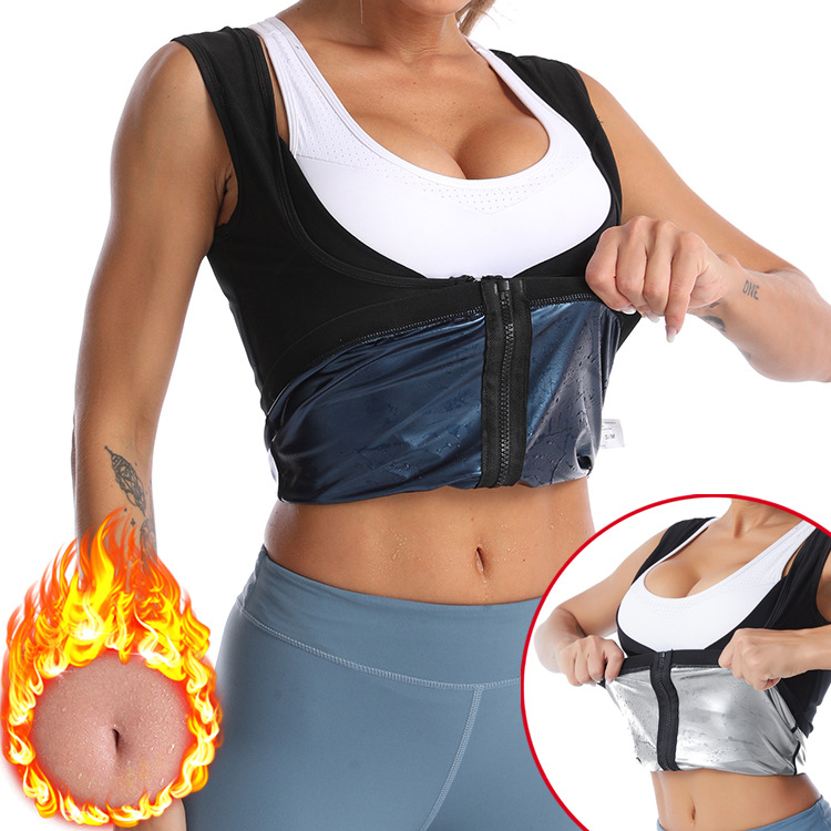Amazon Tiktok Hot Sale Sauna suit shirts Neoprene Sweating Shapers for Women Weight Loss