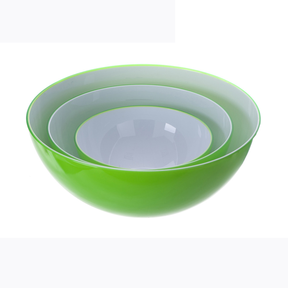 meal prep plastic microwavable food containers double color mixing salad bowl set plastic large for parties