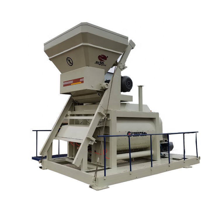 JS 1000 twin shaft forced js1000 concrete mixer in guyana