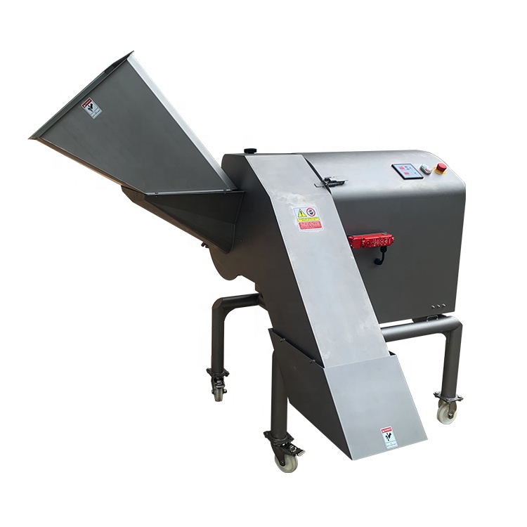 Commercial frozen meat dice cutting dicer machine