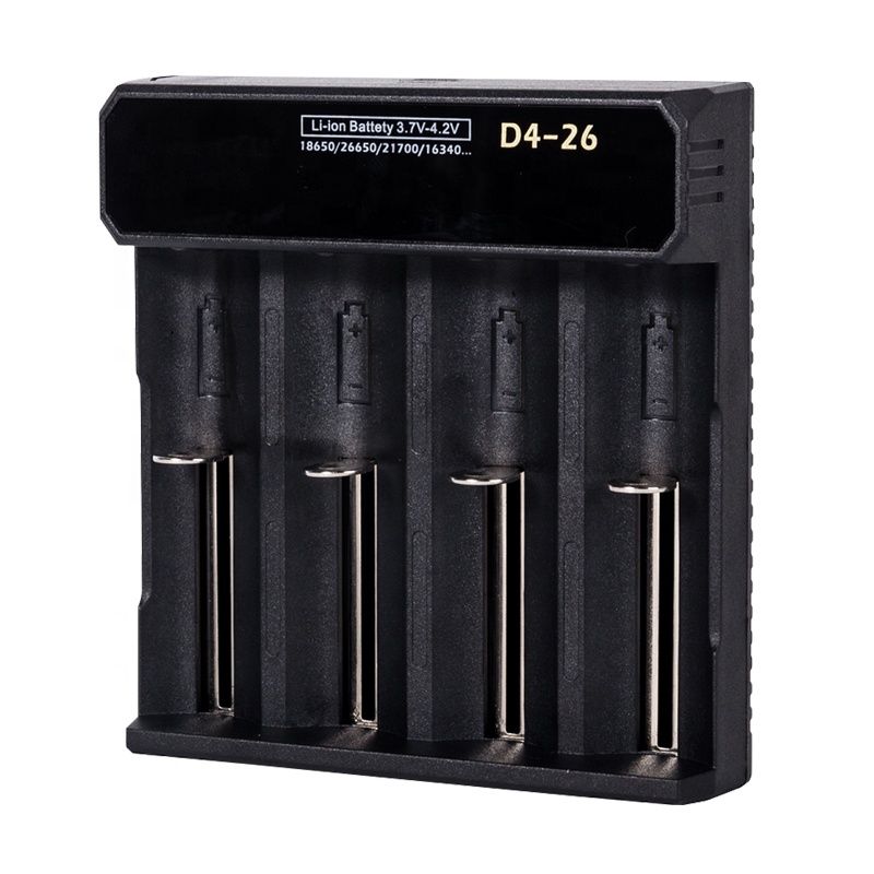 4 слота 26650 18650 USB Mirco зарядная батарея зарядное устройство для быстрой зарядки светодиодный фонарик перезаряжаемый литий-ионный аккумулятор батареи