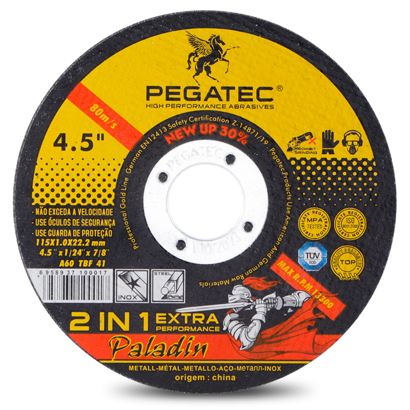 PEGATEC 4,5 ''115x1x22 мм экономичный Corte Disco De Corte 2 в 1