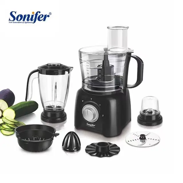 Sonifer SF-8027 wholesale household 400w multifunctional slicer juicer chopper grinder blender electric food processor 9 in 1