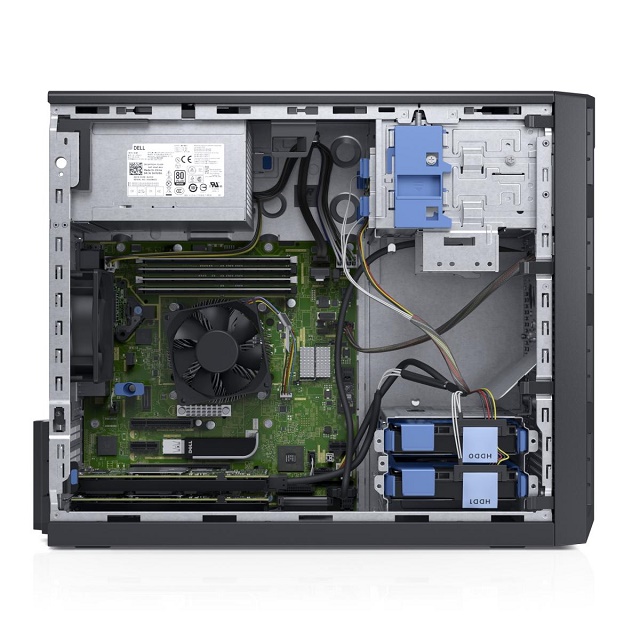 PowerEdge T30 сервер 4-Bay Ксеон E3-1225V5 3,3 ГГц 4 ядра/4GB ECC/1 ТБ SATA/dvd-rw для dell