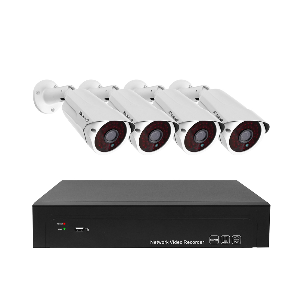 JideTech 2MP охранных камера системы 8Ch видео регистраторы CCTV IP NVR комплекты