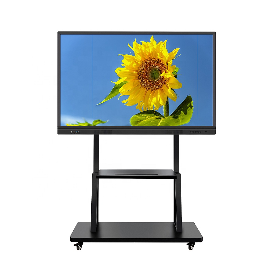 75 Inch Smart Board 4K Screen Display Interactive Flat Panel For Education Classroom