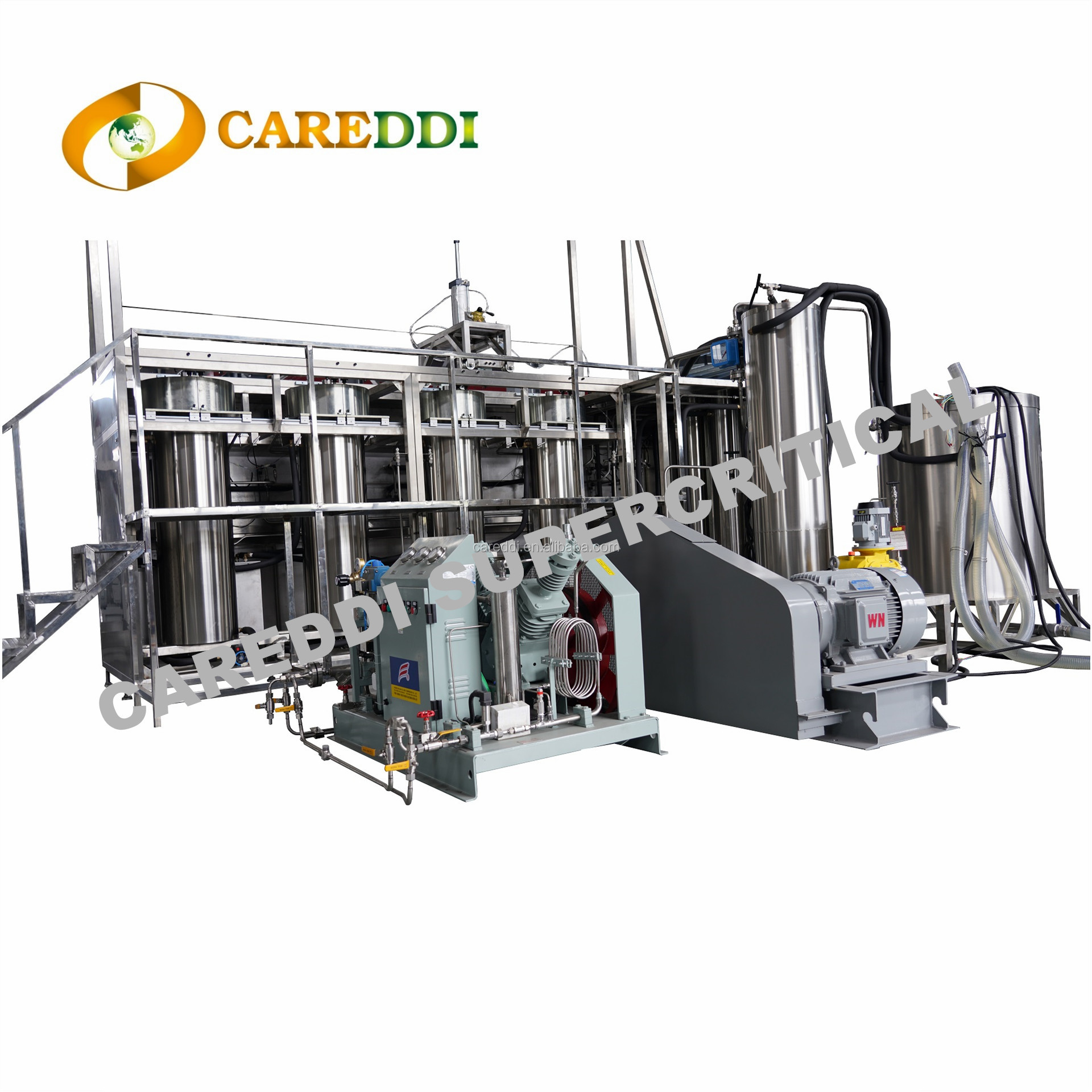 ASME Сертифицированный стандарт США суперкритическая пеньковая CO2 экстракционная машина 200л