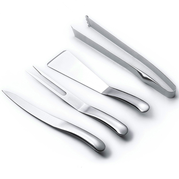 Wholesale Cheap BBQ Grill Tools 4 pcs barbecue grill tool set mini BBQ Accessories Stainless Steel bbq tool set