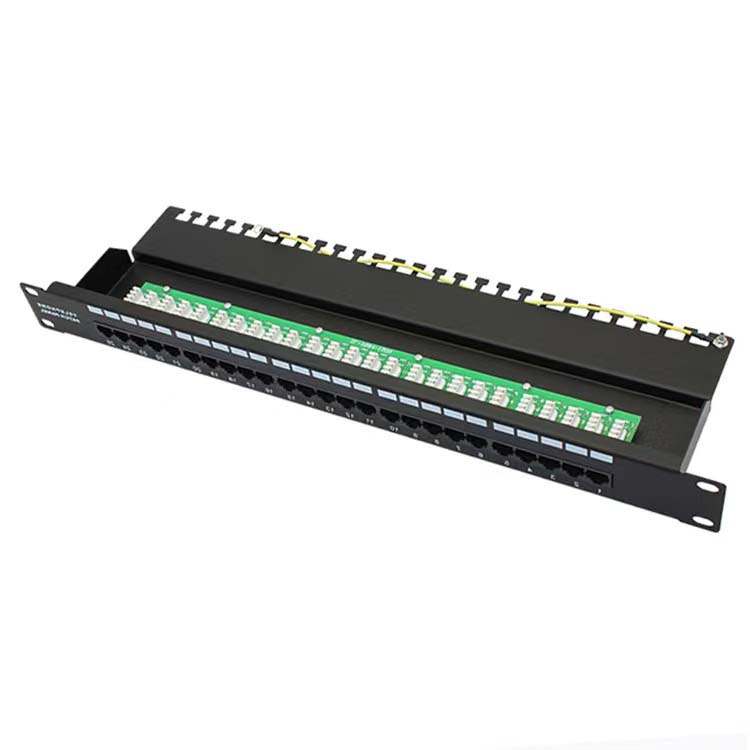 Manufacturers supply 25-port integrated telephone distribution frame cabinet rack gold-plated socket engineering grade