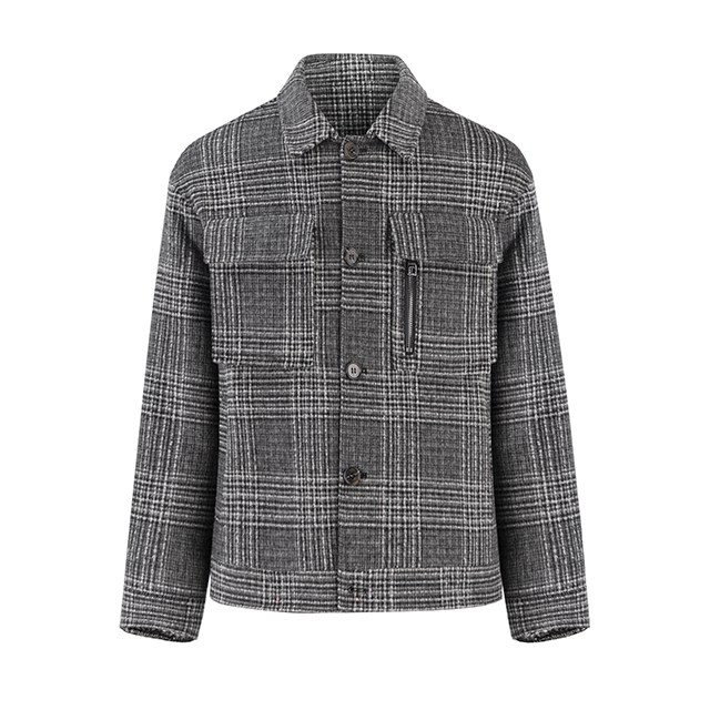 Men's autumn/winter fashion lapel wool coat pure handmade high quality men's coat