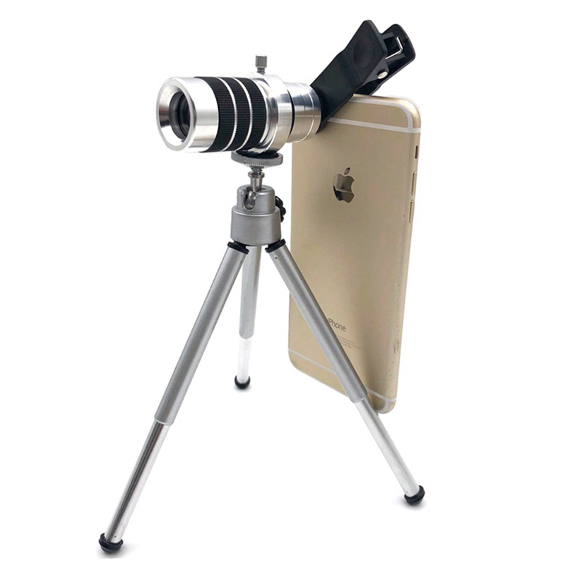 18X Telescope Zoom lens Monocular Mobile Phone camera Lens for iPhone Samsung Smartphones for Camping hunting Sports