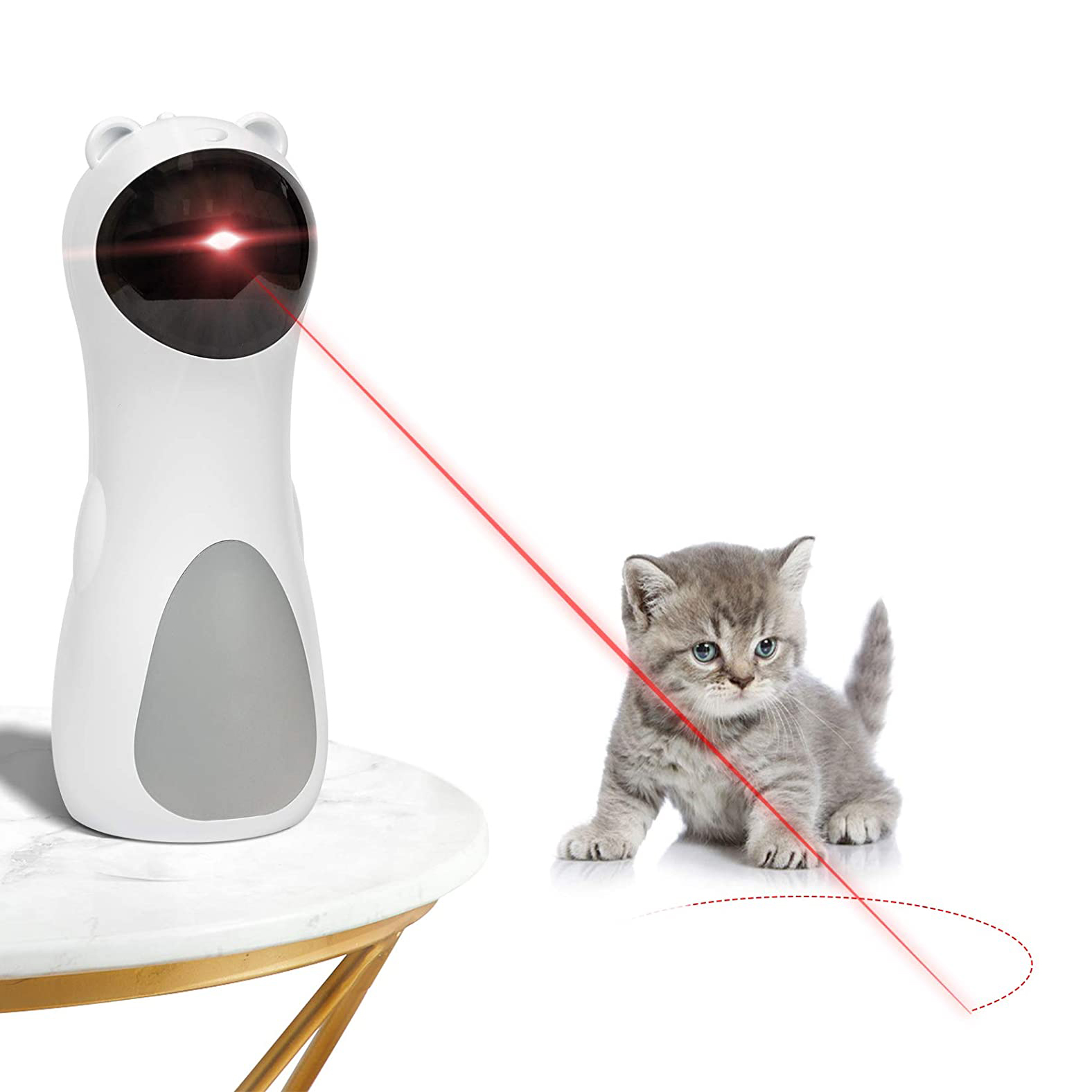 Amazon Top Seller Automatic Interactive Cat Laser Toy for Cat Dogs