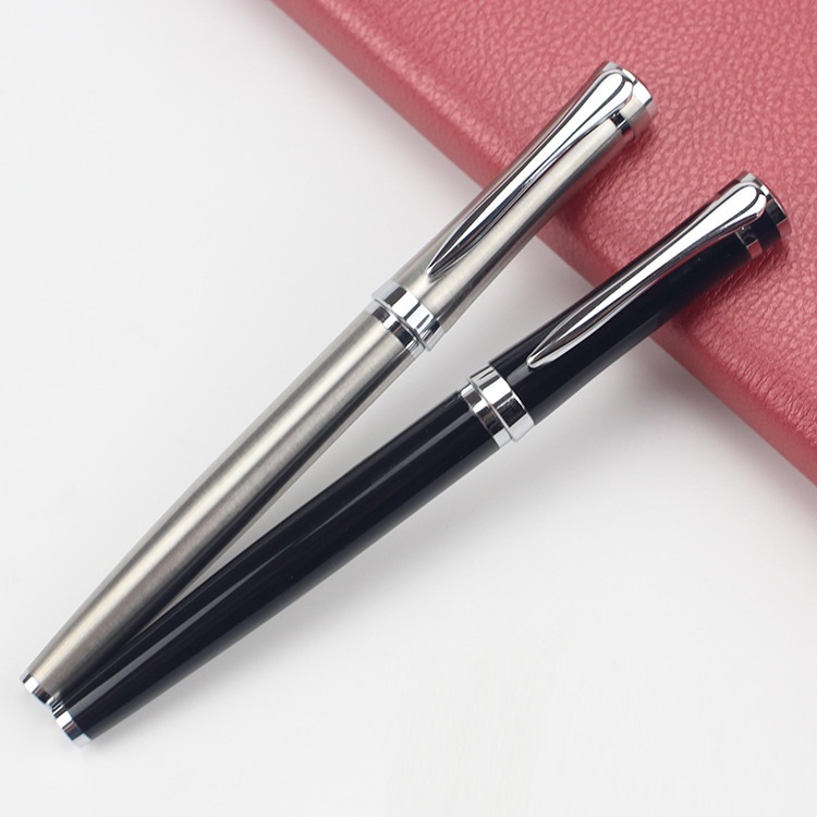 Cheap Price 0.5mm Metal Promotional Ink Black Gel Pen with Custom Logo
