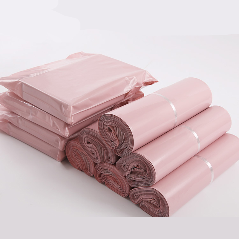 Custom Printing Pink Plastic poly mailers bag mailing bags Custom Logo plastic poly bag