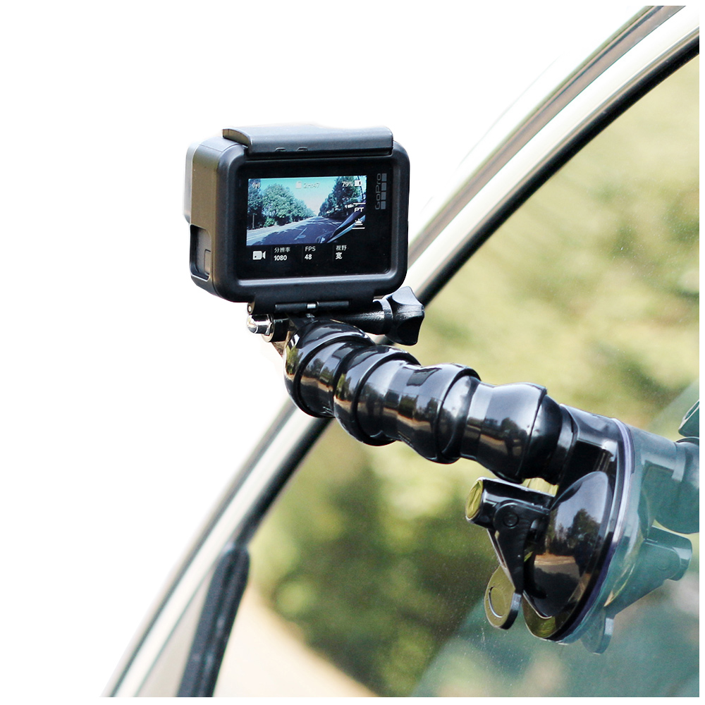 SUREWO гибкий держатель на присоске с держателем для телефона для GoPro Hero 8 7 6 Black 4 Session и многое другое