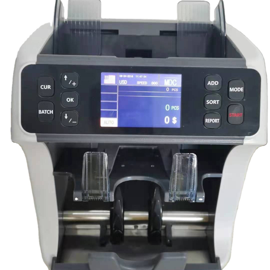 WT-900 two pocket multi currencies mix value CIS Bill Counter banknote sorter