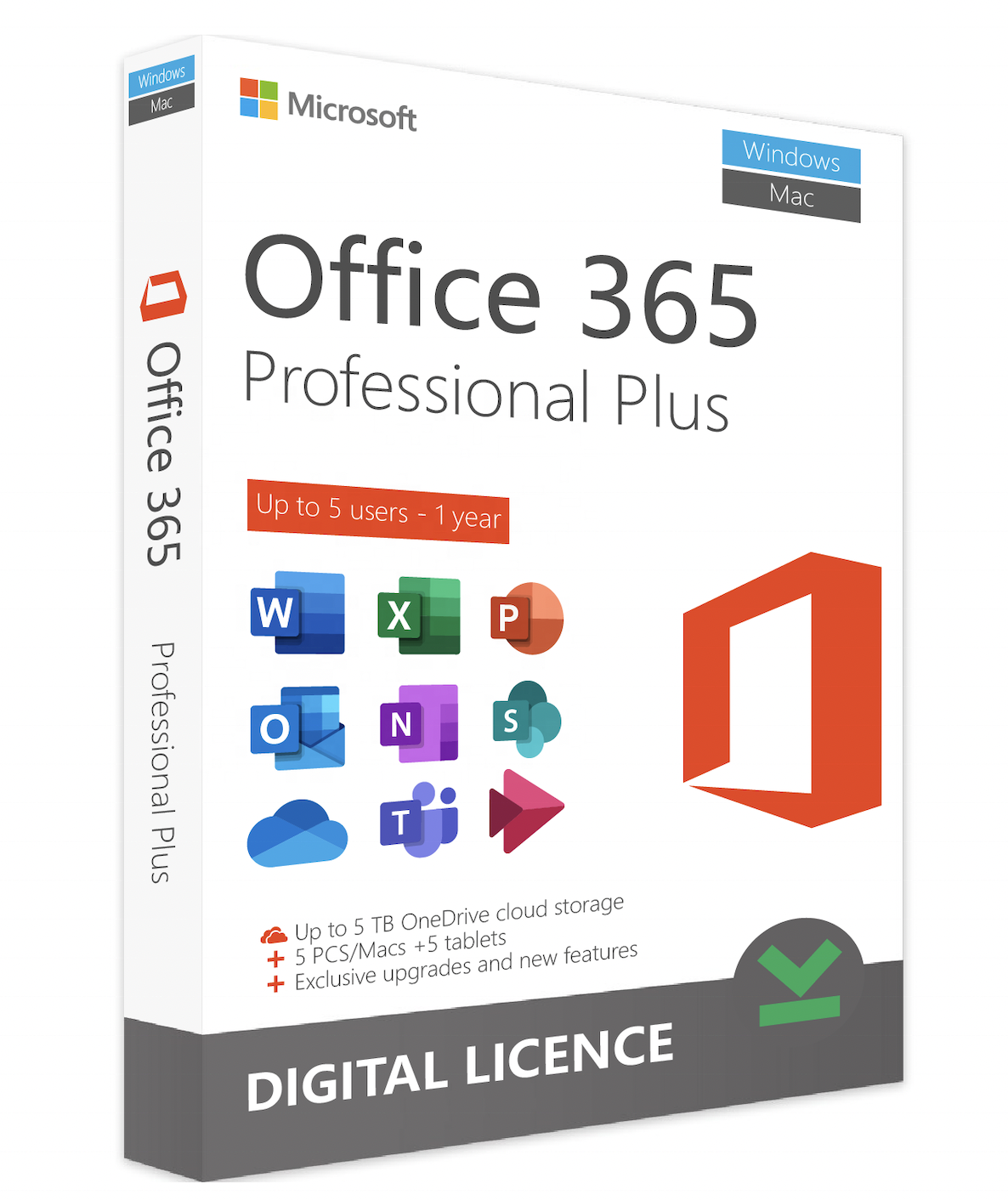 100% онлайн Активация Office 365 пожизненная Лицензия для Mac и ПК 5 устройств лицензионный ключ office365