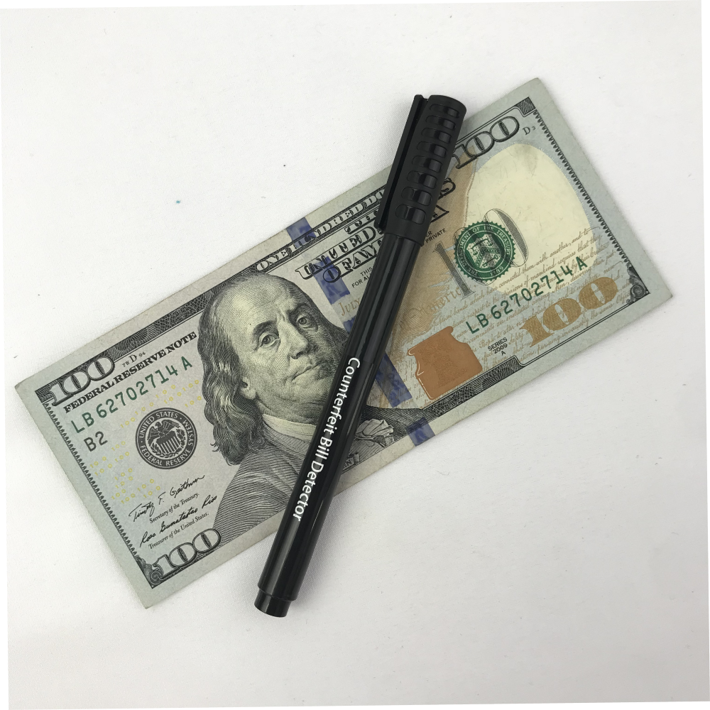 Innovative Chisel Tip Superior Quality Easy to Use Fake Money Counterfeit Bill Currency marker Pen