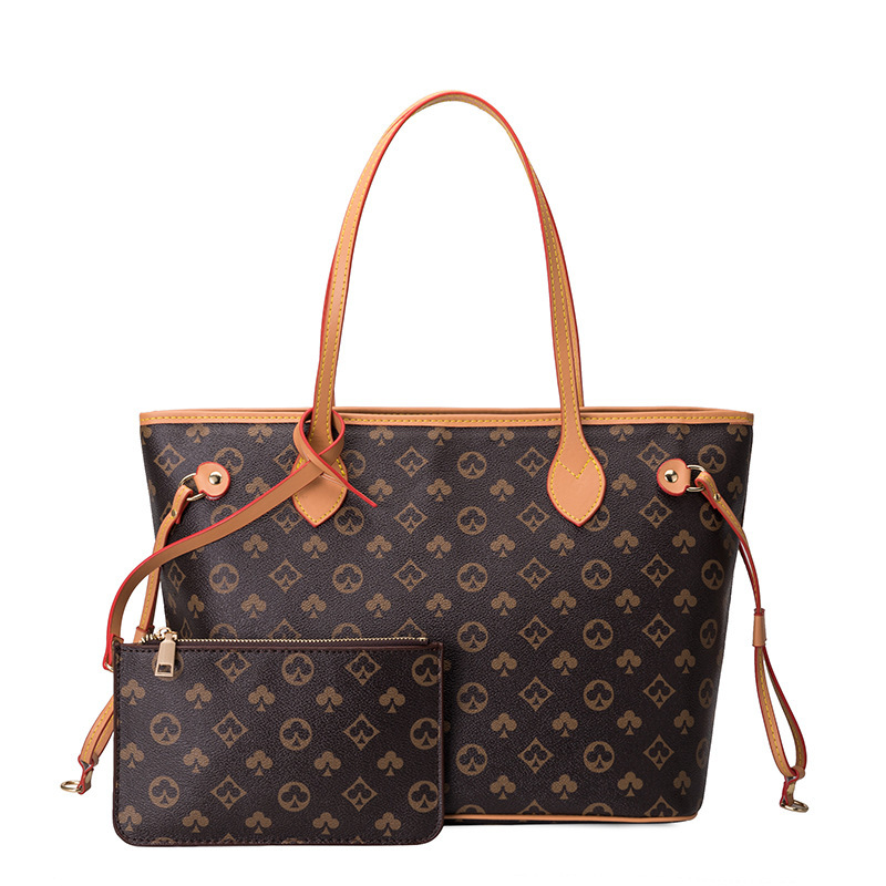 Fashion Luxury Designer Women Tote Bags Casual Plaid Printed Women's Handbags Bag Versatile Pu Leather Totes Shoulder Bag Female