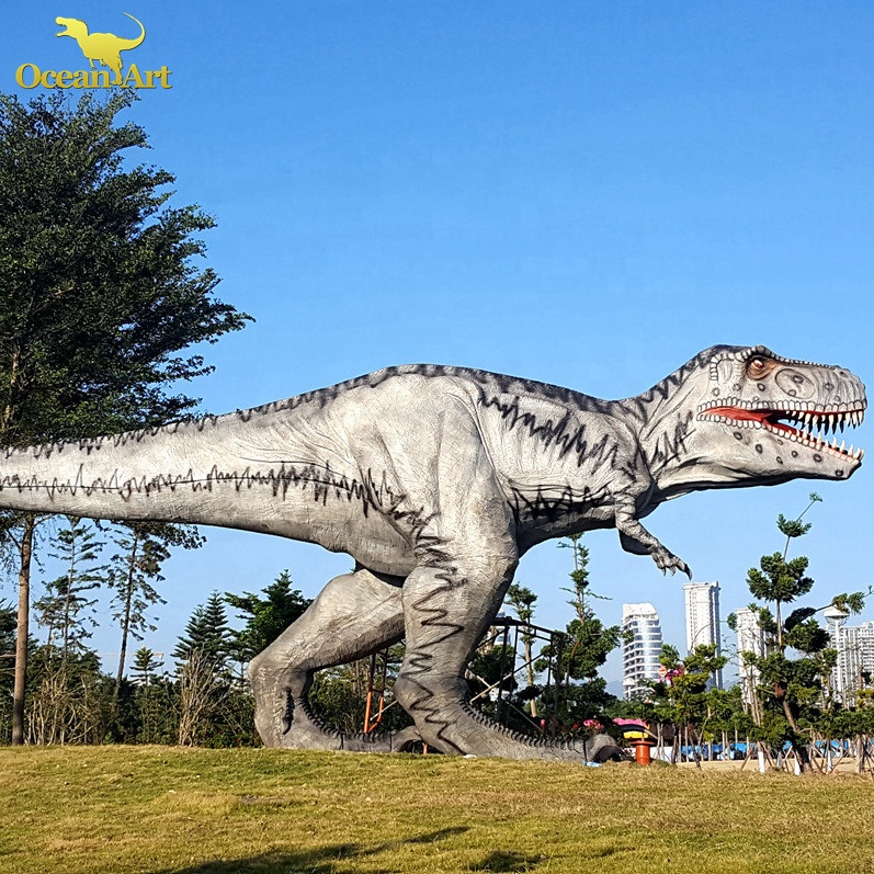 Самый популярный парк развлечений, динозавр T-rex