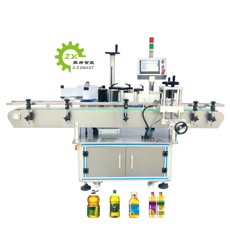Automatic System PC Connectable Alcohol Condiments Bottle Oil Bottle Labeling Machine