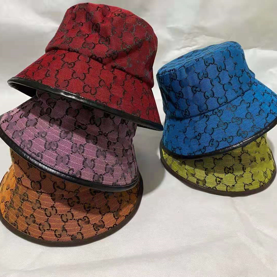 2021 high quality fisherman hats luxury designer famous brand logo bucket hat designs popular for women lady