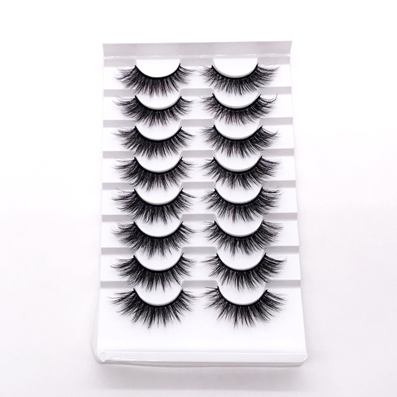 Individual private label eyelashes vegan eye lashes cruelty free 8D mink magnetic eyelash