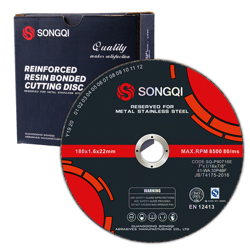 SONGQI оптовая продажа 7 дюймов 180*1,6*22,2 мм режущий диск для металла нержавеющей стали inox Резки