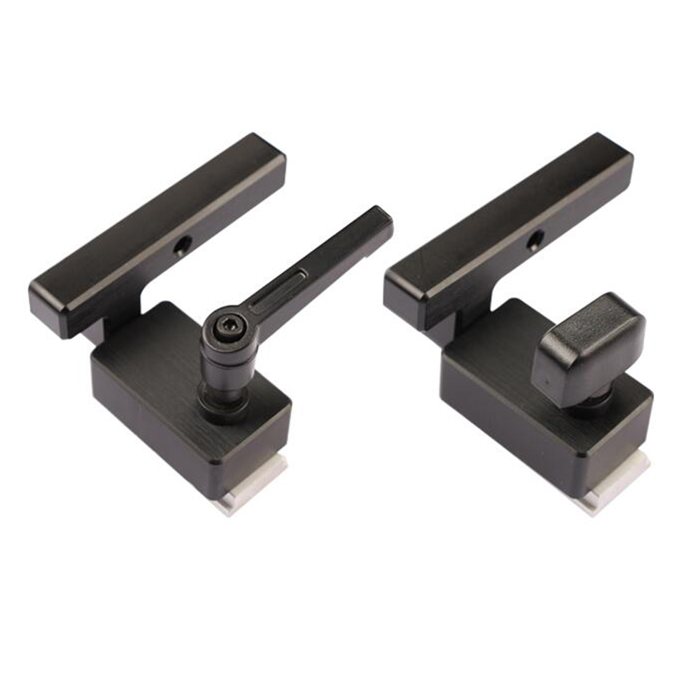 SDPSIMiter Stopper Woodworking Miter Track Stop T-Slot T-Tracks DIY Tools Miter Track Stopper Aluminum Alloy Chute Limit Flip Ma