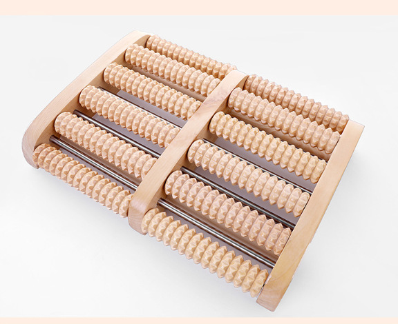 6 Row Foot Roller Massager Reflexology Private Label Foot Massage Tool For Relieve Plantar