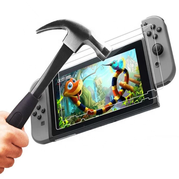 2.5D Противоударная защита экрана игрового плеера для Nintendo Switch, защитная пленка, закаленное стекло, защита экрана