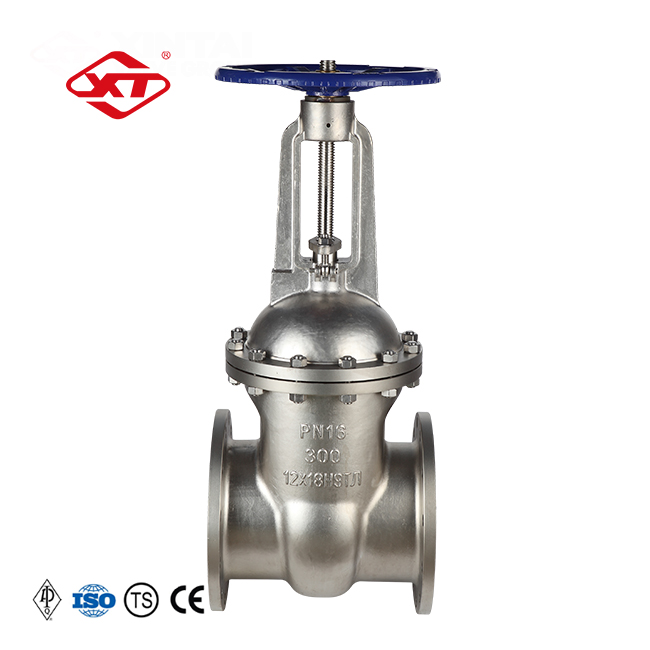 Stainless steel large diameter gate valve Z41W-16P DN300 GOST Russian standard