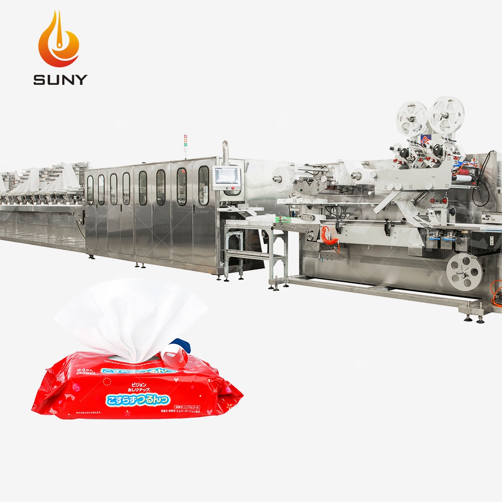 Baby Wipes Making Machine Wet Tissue Packing Machinery And Equipment