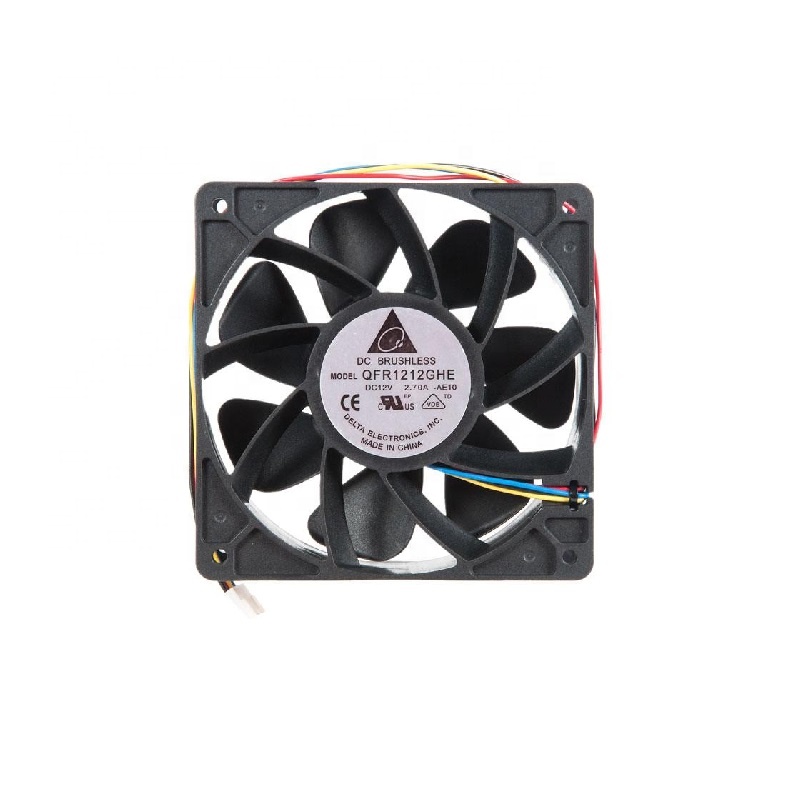 120x120x38 Delta Вентилятор охлаждения Замена 4-контактный разъем для Antminer Bitmain S7 S9 S19 S19pro T19 QFR1212GHE