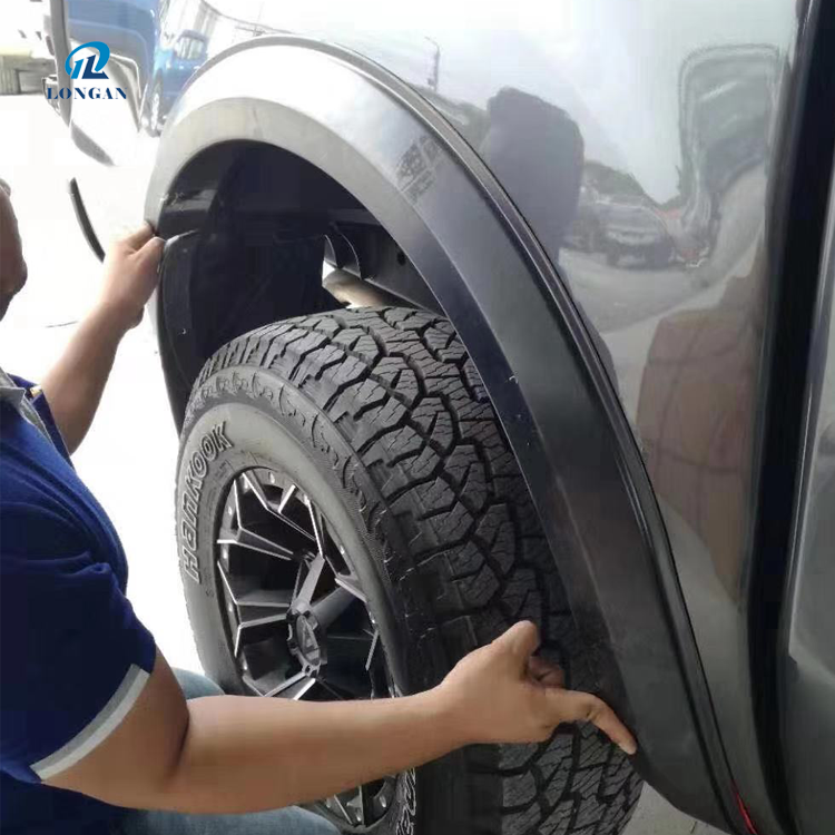 Универсальные автозапчасти для автомобильных колес, матовые черные накладки на крылья, автомобильные аксессуары Ranger 2018, тонкий налобный фонарь с радар-детектором