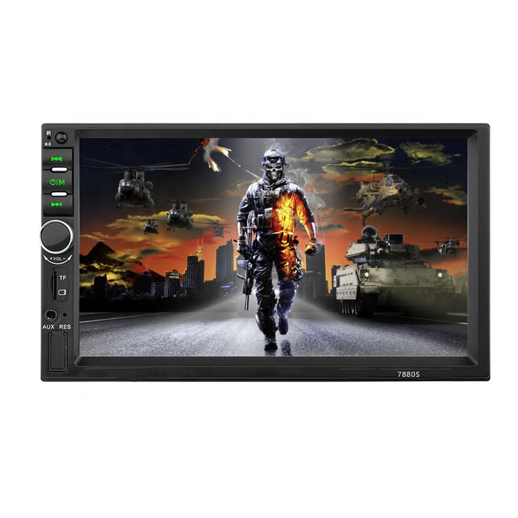 Автомагнитола 2 Din с сенсорным экраном 7 дюймов, MP5 SD/FM/MP4/USB/AUX/BT, для камеры заднего вида, с дистанционным управлением