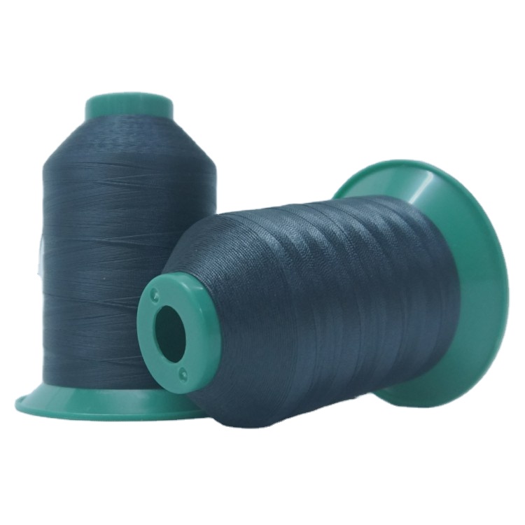 Factort High strength Wholesale Polyester Multicolor Sewing Thread For Fixed Leather Bag Clothing Embroidery Yarn