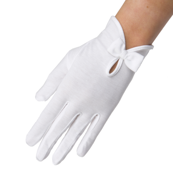 Men Women Full Finger White Cotton Gloves For Waiters Drivers Jewelry Workers Mittens Sweat Absorption Hands Protector