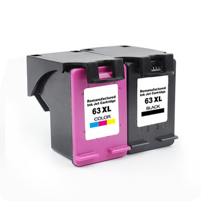 Compatible Ink Cartridge 63 63XL for HP DESKJET 1112/2130/ 2132/3630/3632/ OfficeJet 3830/ 4650/4652/4655/ Envy 4516/4512