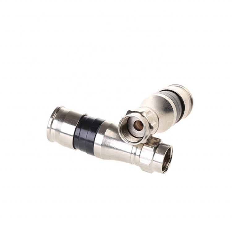 Коннектора коаксиальный кабель F comprimido de niquel rg58 / rg59 / RG6 / rg11