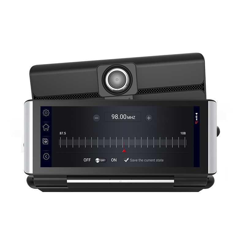 Android 8,1 Unisoc Quad-core 1080P вождение автомобиля видео Двойной рекордер DVR GPS грузовик GPS навигатор Dash Cam передние и задние Двойные камеры