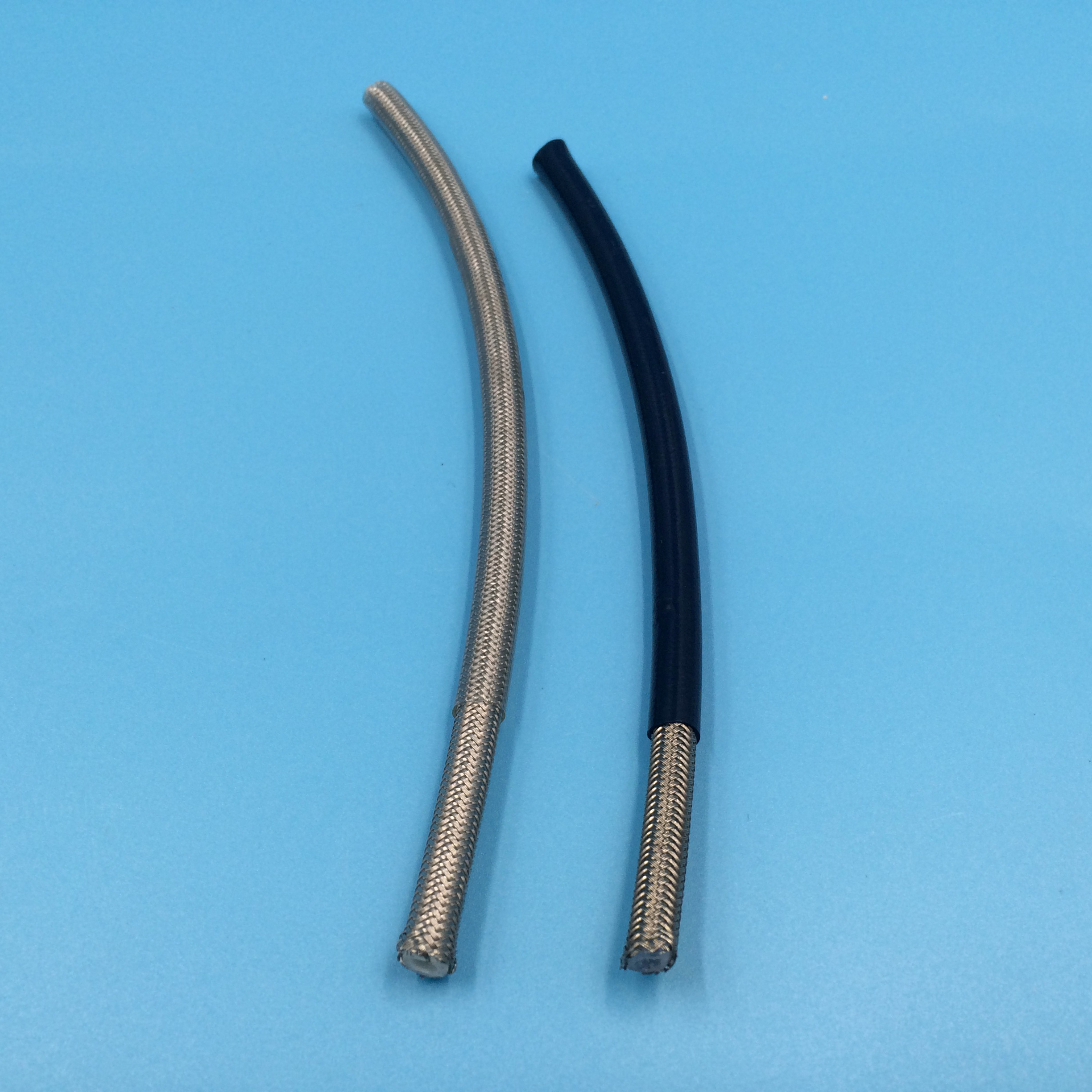 Высокая прочность на растяжение плетеная PTFE гибкий резиновый латунный штуцер для шланга штуцера шланга