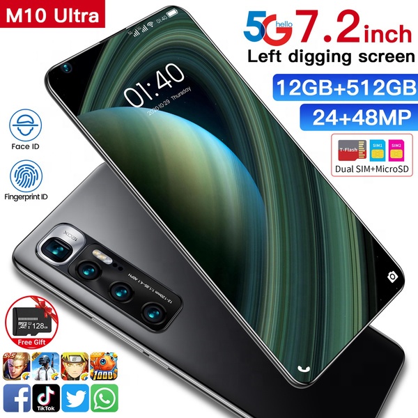 Смартфон Mi 10 Ultal, глобальная версия, 7,2 дюйма, 10 ядер, 2600 мАч, 1 + 8 ГБ, 4G LTE