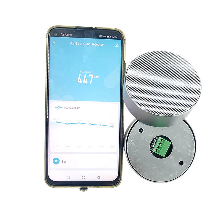Custom temperature and humidity meter co2 pm2.5 wifi sensor air quality
